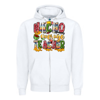Nacho Average Teacher Zipper Hoodie | Teevron