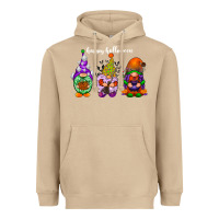 Mushroom happy halloween gnomes white Heavyweight Hoodie - RacoonDesign