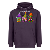 Plum happy halloween gnomes white Heavyweight Hoodie - RacoonDesign