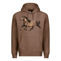 Chestnut Missouri Fox Trotter horse Premium Hoodie - LillyAllenDesigns