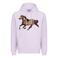 Lilac Missouri Fox Trotter horse Premium Hoodie - LillyAllenDesigns