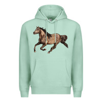 Seafoam Missouri Fox Trotter horse Premium Hoodie - LillyAllenDesigns