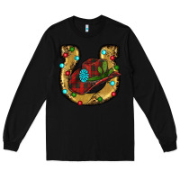 Black Christmas Horseshoe Long Sleeve Tee - RanaPortraitStore