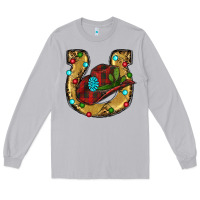 Moon Dust Christmas Horseshoe Long Sleeve Tee - RanaPortraitStore