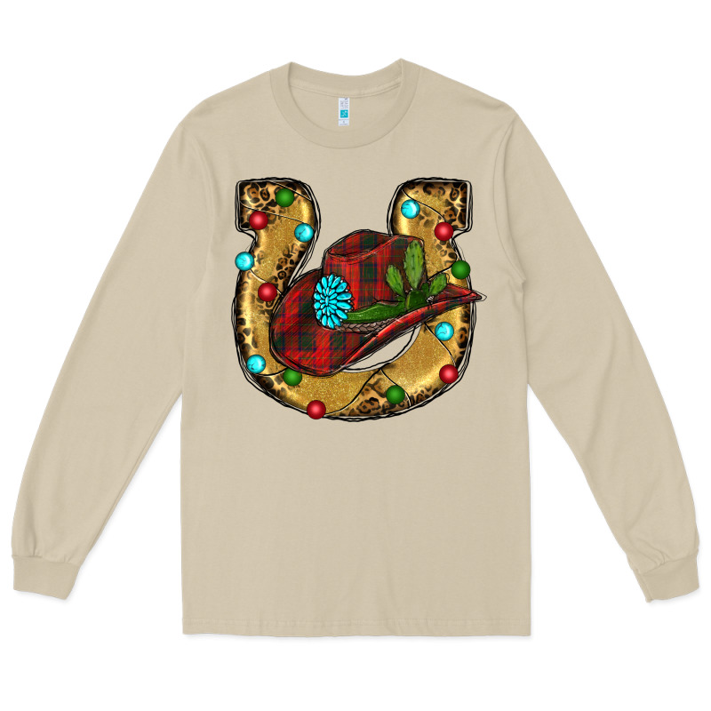 Christmas Horseshoe Long Sleeve Tee by RanaPortraitStore | Teevron