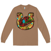 Toasted Coconut Christmas Horseshoe Long Sleeve Tee - RanaPortraitStore