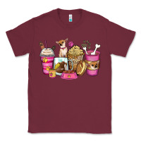 Burgundy Chihuahua coffee cups Classic Tee - Zillion Design Studio