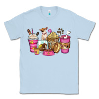 Dusty Blue Chihuahua coffee cups Classic Tee - Zillion Design Studio