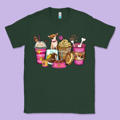 Classic Tee Chihuahua coffee cups