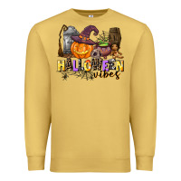 Antique Gold halloween vibes Premium Sweatshirt - AdoDesignShop