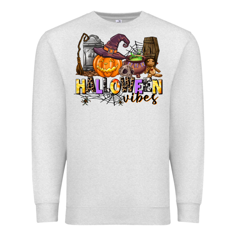 Halloween Vibes Premium Sweatshirt by AdoDesignShop | Teevron