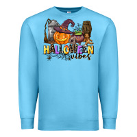 Ocean Blue halloween vibes Premium Sweatshirt - AdoDesignShop