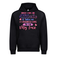 Black once i get an attitude Urban Hoodie - MaliasSmallBusiness