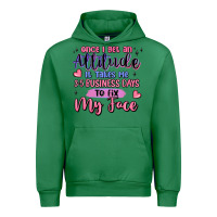 Emerald once i get an attitude Urban Hoodie - MaliasSmallBusiness