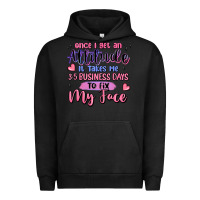 Pigment Black once i get an attitude Urban Hoodie - MaliasSmallBusiness