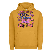 Pigment Peanut Butter once i get an attitude Urban Hoodie - MaliasSmallBusiness