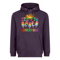 Plum see you later educators Heavyweight Hoodie - HRA Design Shop