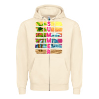 Sandshell summer with background tbw Zipper Hoodie - texasbilliewilder