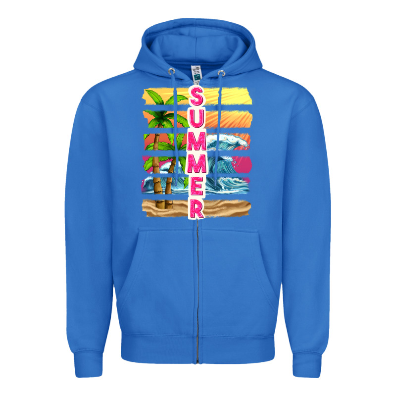Summer With Background Tbw Zipper Hoodie by texasbilliewilder | Teevron