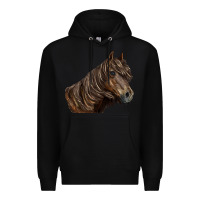 Black missouri horse Premium Hoodie - LillyAllenDesigns