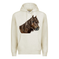 Oatmeal Heather missouri horse Premium Hoodie - LillyAllenDesigns