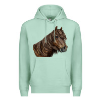 Seafoam missouri horse Premium Hoodie - LillyAllenDesigns