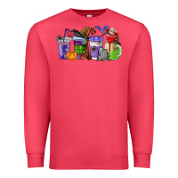 Cardinal halloween coffee cups Premium Sweatshirt - AdoDesignShop