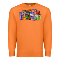 Carrot halloween coffee cups Premium Sweatshirt - AdoDesignShop