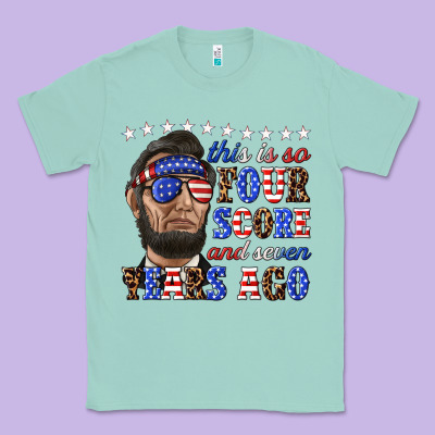 Classic Tee this is so four score and seven years ago