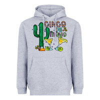 Heather Grey cinco de mayo cactus Heavyweight Hoodie - CowhideDigitalArt