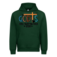 Forest Green god is still waiting your story Urban Hoodie - MaliasSmallBusiness