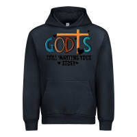 Navy god is still waiting your story Urban Hoodie - MaliasSmallBusiness