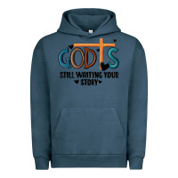 Pigment Midnight Navy god is still waiting your story Urban Hoodie - MaliasSmallBusiness