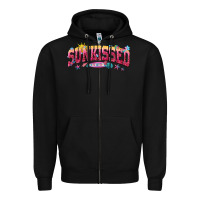 Black sunkissed Zipper Hoodie - texasbilliewilder
