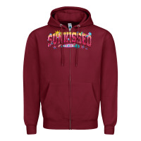 Burgundy sunkissed Zipper Hoodie - texasbilliewilder