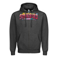 Charcoal Heather sunkissed Zipper Hoodie - texasbilliewilder