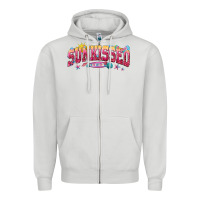 Dove Grey sunkissed Zipper Hoodie - texasbilliewilder