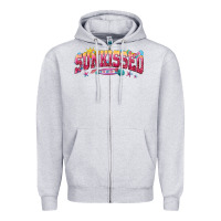 Heather Grey sunkissed Zipper Hoodie - texasbilliewilder