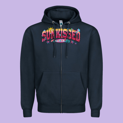 Sunkissed Zipper Hoodie Designed By Texasbilliewilder
