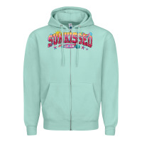 Seafoam sunkissed Zipper Hoodie - texasbilliewilder