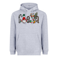 Heather Grey fiesta Heavyweight Hoodie - CowhideDigitalArt