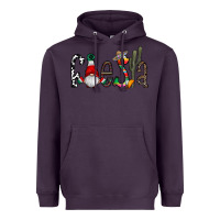 Plum fiesta Heavyweight Hoodie - CowhideDigitalArt