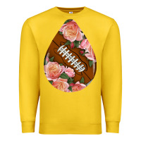 Lemon american football and western roses teardrop Premium Sweatshirt - BundleAndBundleShop