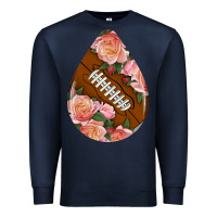 Navy american football and western roses teardrop Premium Sweatshirt - BundleAndBundleShop