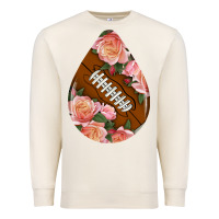 Sandshell american football and western roses teardrop Premium Sweatshirt - BundleAndBundleShop
