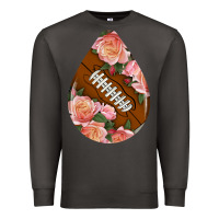 Smoke american football and western roses teardrop Premium Sweatshirt - BundleAndBundleShop