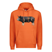 Carrot berkshire pig Premium Hoodie - LillyAllenDesigns