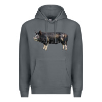 Rock berkshire pig Premium Hoodie - LillyAllenDesigns