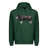 Sports Green berkshire pig Premium Hoodie - LillyAllenDesigns