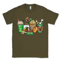 Army Green yorkshire terrier coffee cups Classic Tee - Zillion Design Studio